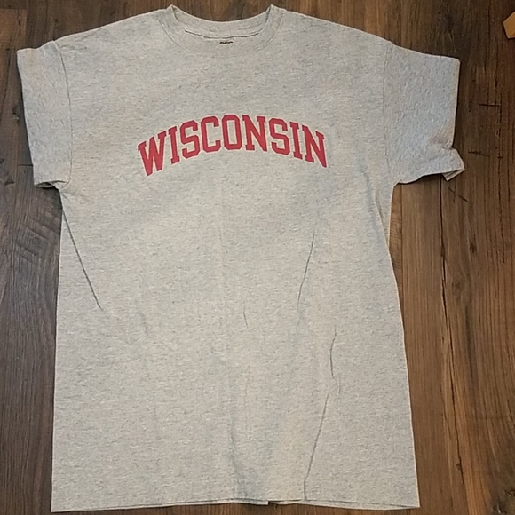 University of WI T-shirt - Heather Gray - Picture 2 of 4